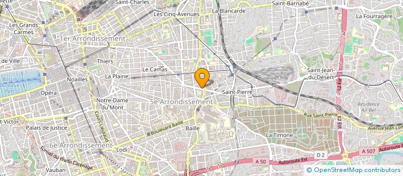 localisation de l'entreprise ASS LITTORAL MARSEILLE à MARSEILLE