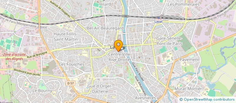 localisation de l'entreprise ASS LIVRE ECHANGE à LAVAL
