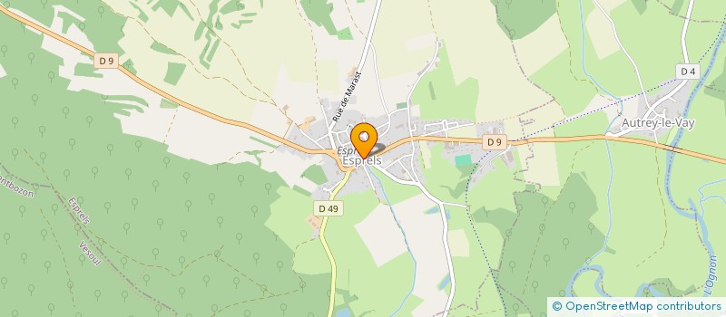 localisation de l'entreprise ASS LOC ADMR VILLERSEXEL ET REG  VILLERSEXEL