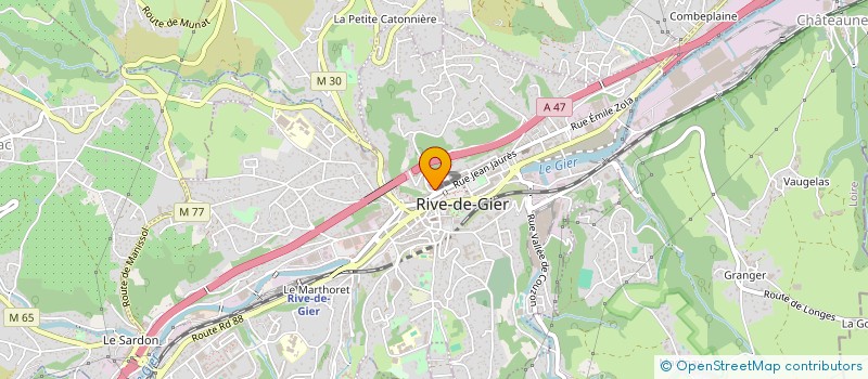localisation de l'entreprise ASS LOC POUR CULTE TEMOINS JEHOVAH RIVE-DE-GIER à RIVE-DE-GIER
