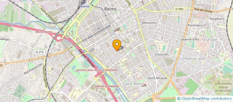 localisation de l'entreprise ASS LOC PROFESSIONNELS SANTE LIBERAUX à REIMS