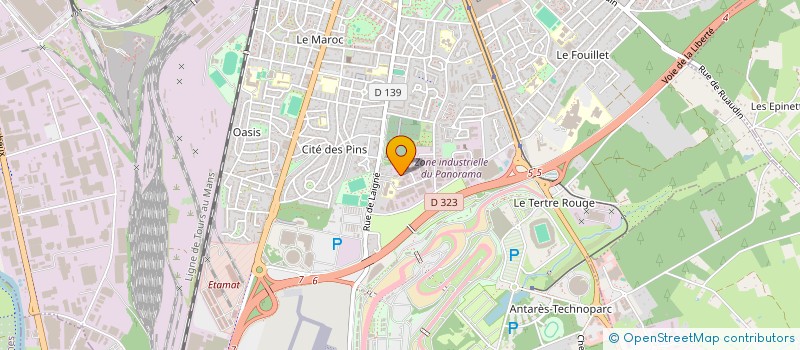 localisation de l'entreprise ASS LOCAL POUR CULTE DES TEMOINS JEHOVAH  LE MANS