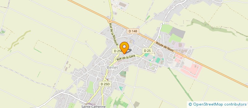 localisation de l'entreprise ASS LOCALE ADMR à BENET