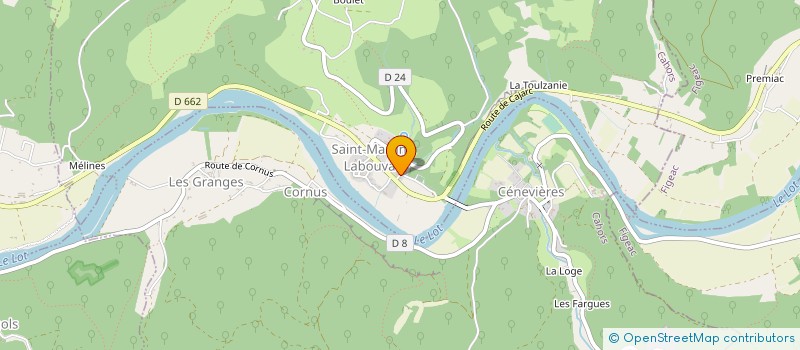 localisation de l'entreprise ASS LOCALE ADMR CANTON ST GERY à SAINT GERY-VERS