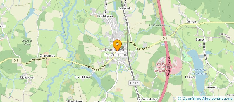 localisation de l'entreprise ASS LOCALE ADMR CUISEAUX à DOMMARTIN-LES-CUISEAUX