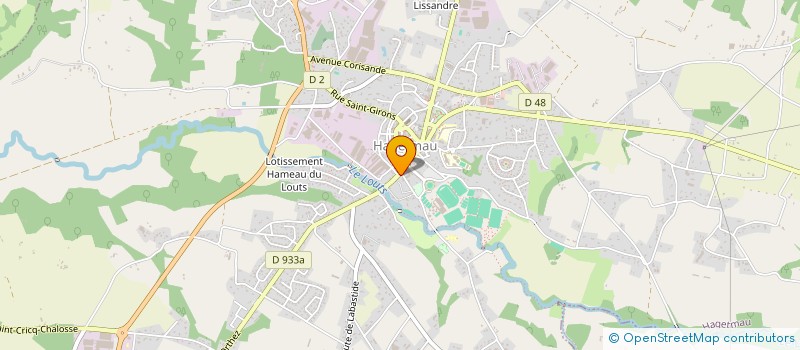 localisation de l'entreprise ASS LOCALE ADMR D'HAGETMAU à HAGETMAU