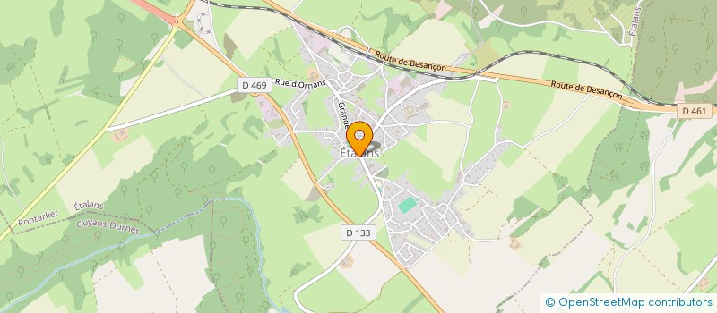 localisation de l'entreprise ASS LOCALE ADMR DE BARECHE ETALANS à ETALANS