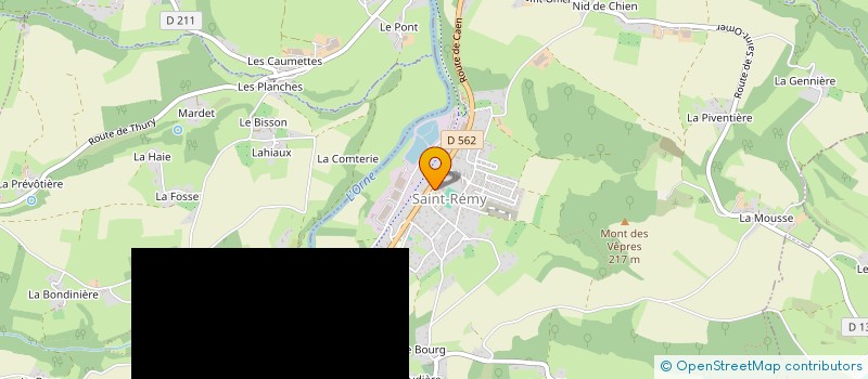 localisation de l'entreprise ASS LOCALE ADMR DE LA SUISSE NORMANDE à CLECY