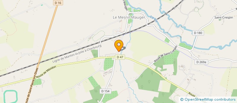 localisation de l'entreprise ASS LOCALE ADMR DE LA VIE DE LA DIVES  MEZIDON VALLEE D'AUGE