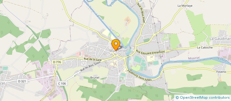 localisation de l'entreprise ASS LOCALE ADMR DE MALESTROIT à MALESTROIT