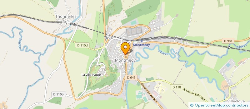 localisation de l'entreprise ASS LOCALE ADMR DE MONTMEDY à MONTMEDY