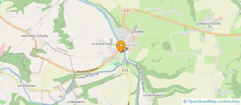 localisation de l'entreprise ASS LOCALE ADMR DE PONT D'OUILLY à PONT D'OUILLY