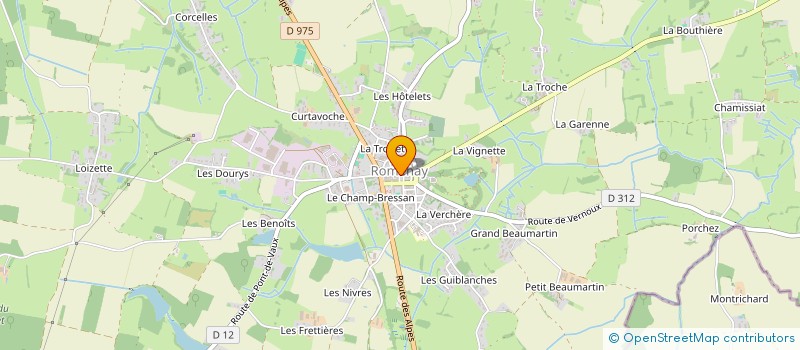 localisation de l'entreprise ASS LOCALE ADMR DE ROMENAY à ROMENAY