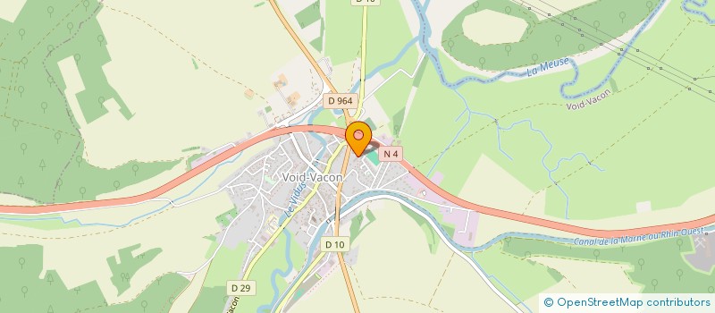 localisation de l'entreprise ASS LOCALE ADMR DE VOID  VOID-VACON