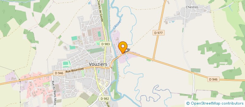 localisation de l'entreprise ASS LOCALE ADMR DE VOUZIERS ET ENVIRONS à VOUZIERS
