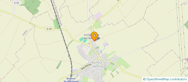 localisation de l'entreprise ASS LOCALE ADMR DU CANTON DE VIMY ET ENVIRONS à BAILLEUL-SIR-BERTHOULT