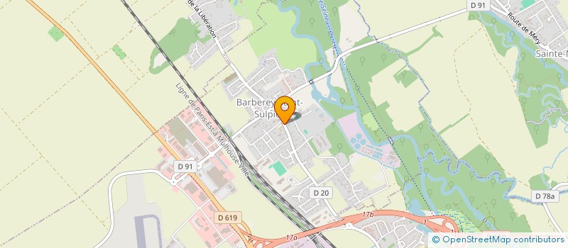 localisation de l'entreprise ASS LOCALE ADMR DU MANTENAY  SAINTE-MAURE