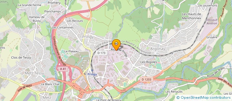 localisation de l'entreprise ASS LOCALE ADMR GROS CHENE-VIERAN à ARGONAY