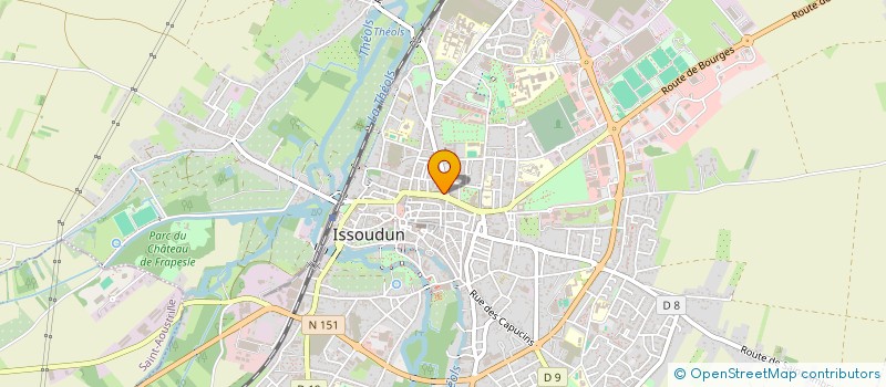 localisation de l'entreprise ASS LOCALE ADMR ISSOUDUN-CHAMPAGNE à ISSOUDUN