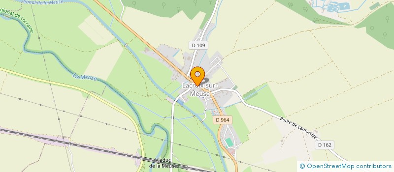 localisation de l'entreprise ASS LOCALE ADMR LACROISEE SEIZE à LACROIX-SUR-MEUSE