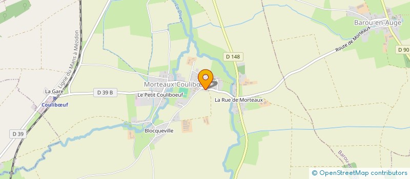 localisation de l'entreprise ASS LOCALE ADMR REGO MORTEAUX COULIBEUF  MORTEAUX-COULIBUF