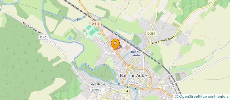localisation de l'entreprise ASS LOCALE AIDE DOMIC MILIEU RURAL GPT à BAR-SUR-AUBE