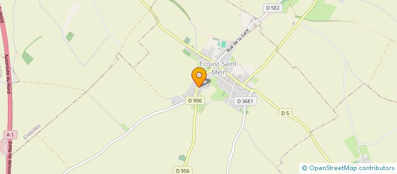 localisation de l'entreprise ASS LOCALE AIDE DOMICILE EN MILIEU RURAL  ECOUST-SAINT-MEIN