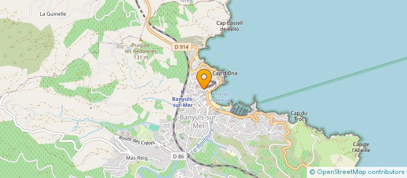 localisation de l'entreprise ASS LOCALE AIDE DOMICILE MILIEU RURAL à BANYULS-SUR-MER