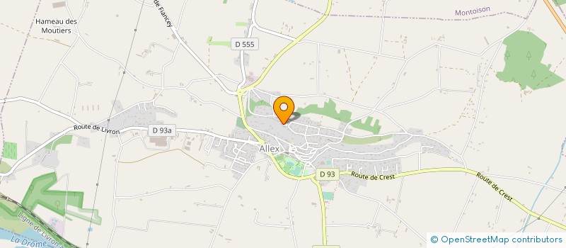 localisation de l'entreprise ASS LOCALE AIDE DOMICILE MILIEU RURAL à DIVAJEU