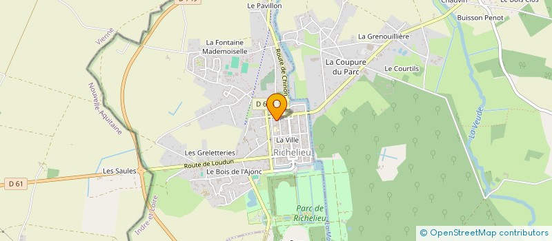 localisation de l'entreprise ASS LOCALE AIDE DOMICILE RICHELAIS à RICHELIEU