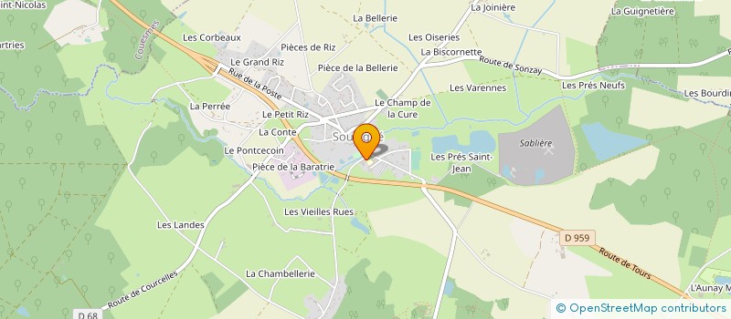 localisation de l'entreprise ASS LOCALE AIDE MENAGERE DOMICILE à CHATEAU-LA-VALLIERE