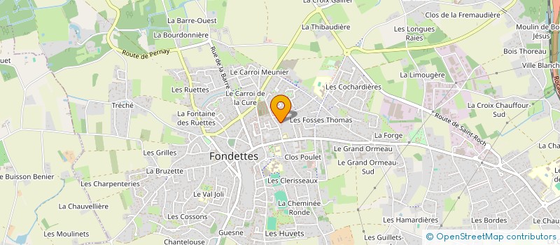 localisation de l'entreprise ASS LOCALE AIDES FAMILIALES à FONDETTES