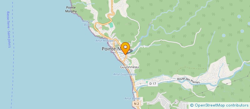 localisation de l'entreprise ASS LOCALE CULTE TEMOIN JEHOVAH POINT N  POINTE-NOIRE