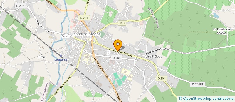 localisation de l'entreprise ASS LOCALE CULTE TEMOINS DE JEHOVAH DE LESPARRE MEDOC à LESPARRE-MEDOC