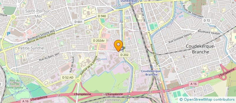 localisation de l'entreprise ASS LOCALE CULTE TEMOINS JEHOVAH DUNKERQ à DUNKERQUE