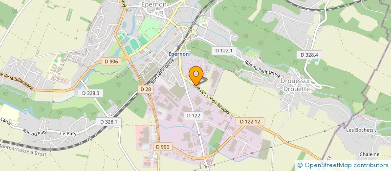 localisation de l'entreprise ASS LOCALE CULTE TEMOINS JEHOVAH EPERNON à EPERNON
