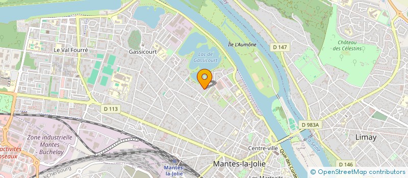 localisation de l'entreprise ASS LOCALE CULTE TEMOINS JEHOVAH MANTES  MANTES-LA-VILLE