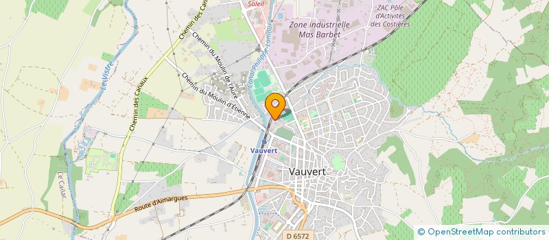 localisation de l'entreprise ASS LOCALE DE LA CONSOMMATION DU LOGEMENT ET DU CADRE DE VIE DE VAUVERT à VAUVERT