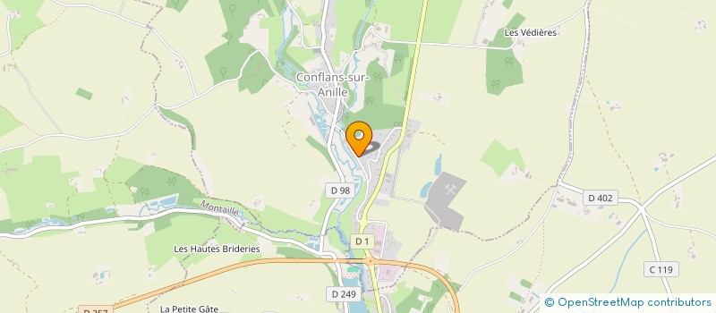 localisation de l'entreprise ASS LOCALE DES TEMOINS DE JEHOVA  CONFLANS-SUR-ANILLE