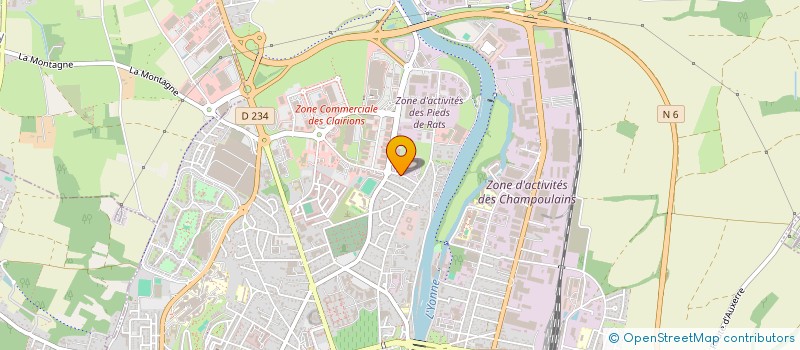 localisation de l'entreprise ASS. LOCALE DES TEMOINS DE JEHOVAH à AUXERRE