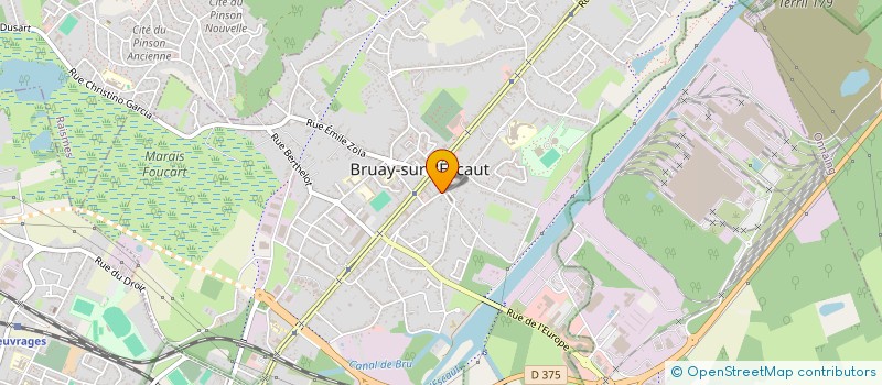 localisation de l'entreprise ASS LOCALE DES TEMOINS DE JEHOVAH à BRUAY-SUR-L'ESCAUT