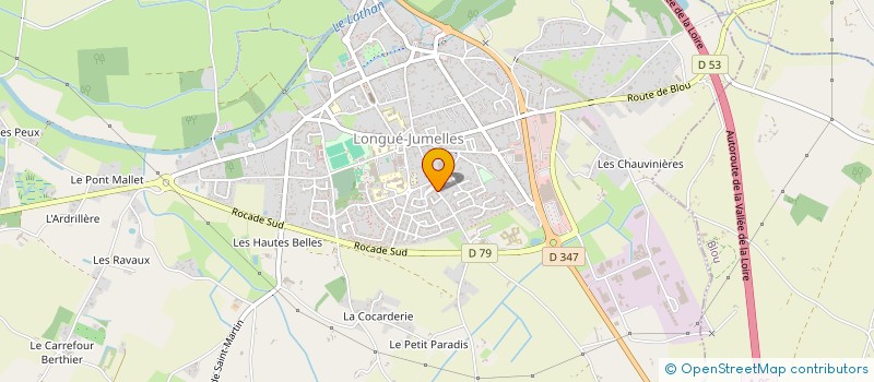 localisation de l'entreprise ASS LOCALE DES TEMOINS DE JEHOVAH  LONGUE-JUMELLES