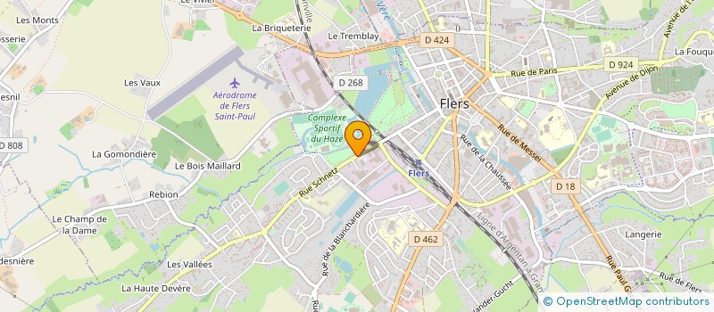 localisation de l'entreprise ASS LOCALE DES TEMOINS DE JEHOVAH FLERS à FLERS