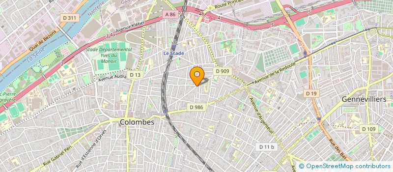 localisation de l'entreprise ASS LOCALE DES TEMOINS JEHOVAH COLOMBES à COLOMBES
