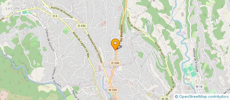 localisation de l'entreprise ASS LOCALE POUR CULTE TEMOINS DE JEHOVAH DE CAGNES SUR MER à SAINT-PAUL-DE-VENCE