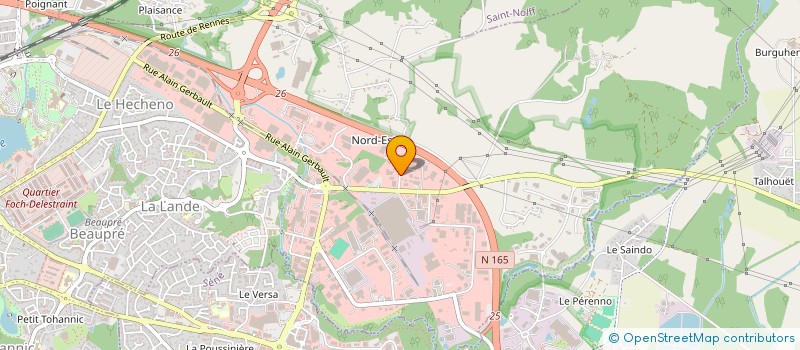 localisation de l'entreprise ASS LOCALE POUR CULTE TEMOINS JEHOVA à VANNES