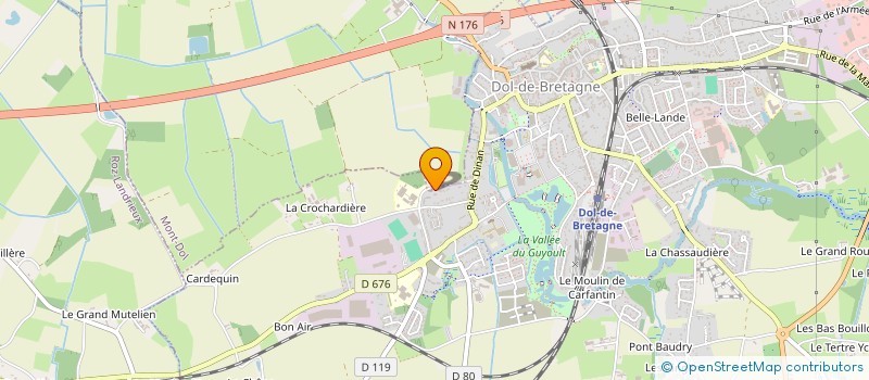 localisation de l'entreprise ASS LOCALE POUR CULTE TEMOINS JEHOVAH DOL DE BRETAGNE  DOL-DE-BRETAGNE