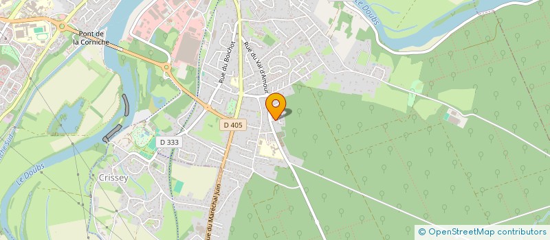 localisation de l'entreprise ASS LOCALE POUR LE CULTE DES TEMOINS DE JEHOVAH à DOLE