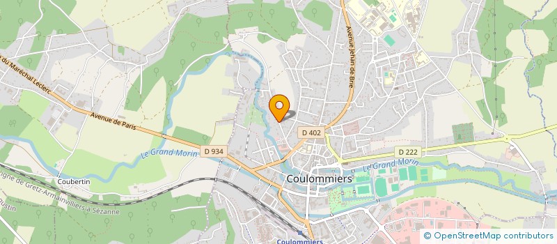 localisation de l'entreprise ASS LOCALE POUR LE CULTE DES TEMOINS DE JEHOVAH DE COULOMMIERS à COULOMMIERS