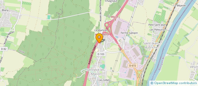 localisation de l'entreprise ASS LOCALE POUR LE CULTE DES TEMOINS DE JEHOVAH DE MACON à MACON